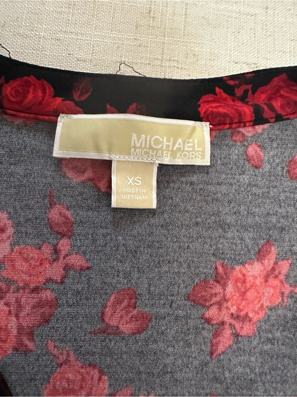 Michael Kors Women’s Button-Down Rose Floral Midi Dress – Size XS - Picture 8 of 11